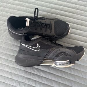 Nike Air Zoom SuperRep HIIT Training Shoes Black White DA9492-010 Women Size 7.5
